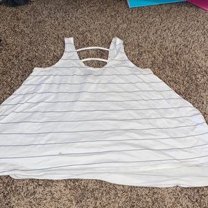 Awake Striped Blue White Tank Top